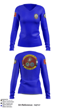 HWW DET 70976113 Women's Long Sleeve V-neck Shirt - 3