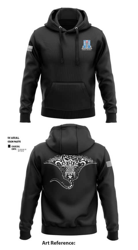 Hoodie, Full FoarceHHD, 205th MI BN, Spirit Store, Teamtime, Team time, sublimation, custom sports apparel, team uniforms, spirit wear, spiritwear, sports uniforms, custom shirts, team store, custom team store, fundraiser sports, apparel fundraiser