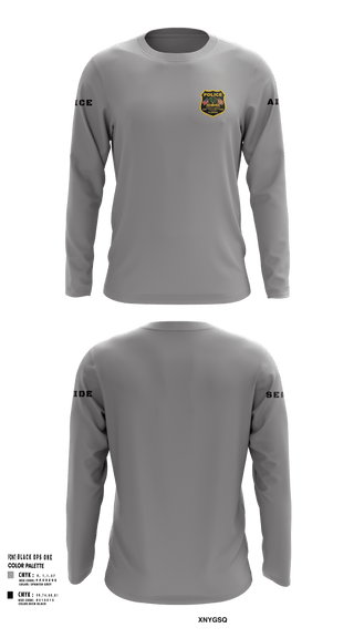 Long Sleeve Performance Shirt, , Police, Teamtime, Team time, sublimation, custom sports apparel, team uniforms, spirit wear, spiritwear, sports uniforms, custom shirts, team store, custom team store, fundraiser sports, apparel fundraiser