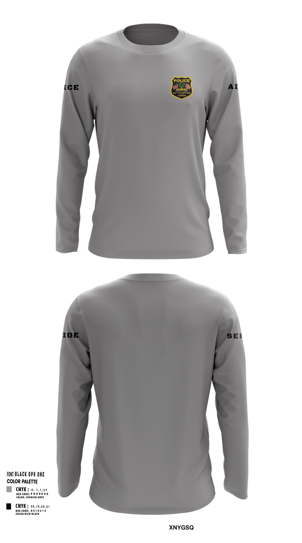 Long Sleeve Performance Shirt, , Police, Teamtime, Team time, sublimation, custom sports apparel, team uniforms, spirit wear, spiritwear, sports uniforms, custom shirts, team store, custom team store, fundraiser sports, apparel fundraiser