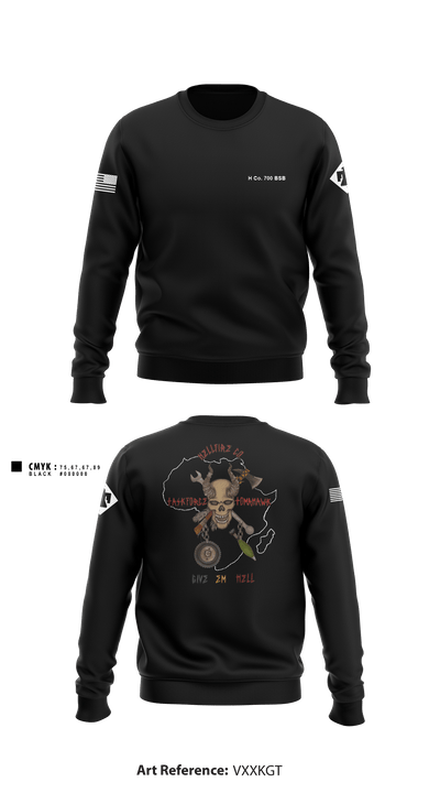 H Co 700 BSB, 1-179 FSC 68913426 Crew Neck Sweatshirt - 1