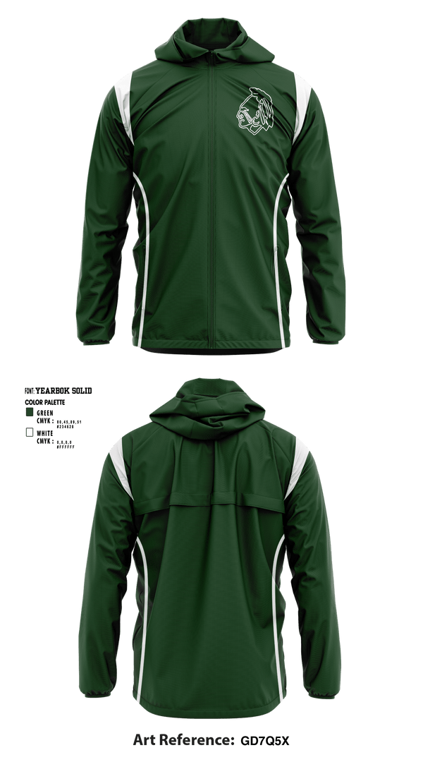 Windbreaker, Dartmouth High School, Spirit Store, Teamtime, Team time, sublimation, custom sports apparel, team uniforms, spirit wear, spiritwear, sports uniforms, custom shirts, team store, custom team store, fundraiser sports, apparel fundraiser