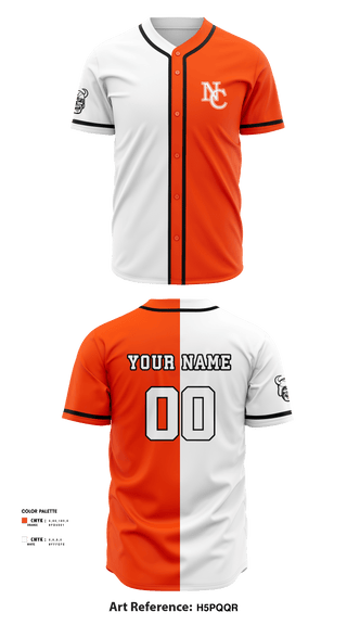 Full Button Baseball Jersey, North Canton Hoover Vikings, Baseball, Teamtime, Team time, sublimation, custom sports apparel, team uniforms, spirit wear, spiritwear, sports uniforms, custom shirts, team store, custom team store, fundraiser sports, apparel fundraiser