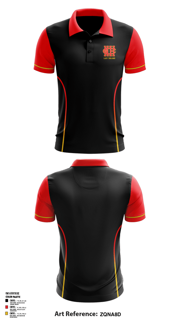 Short Sleeve Performance Polo, North College Hill High School Basketball, Women's Basketball, Teamtime, Team time, sublimation, custom sports apparel, team uniforms, spirit wear, spiritwear, sports uniforms, custom shirts, team store, custom team store, fundraiser sports, apparel fundraiser