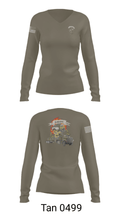 3DTB 21481921 Women's Long Sleeve V-neck Shirt - 41