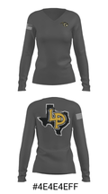 Liberty High School Cross Country 70413236 Women's Long Sleeve V-neck Shirt - 26