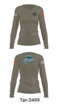 C CO 3-25 Dustoff 93146032 Women's Long Sleeve V-neck Shirt - 41