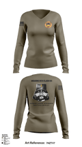MSARNG OCS Class 66 93679555 Women's Long Sleeve V-neck Shirt - 53