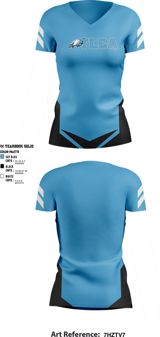 Women's Short Sleeve Vneck Shirt, Texas Leadership Charter Academy, Spirit Store, Teamtime, Team time, sublimation, custom sports apparel, team uniforms, spirit wear, spiritwear, sports uniforms, custom shirts, team store, custom team store, fundraiser sports, apparel fundraiser