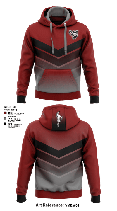 West Valley High School Wrestling 55951497 Hoodie - 1