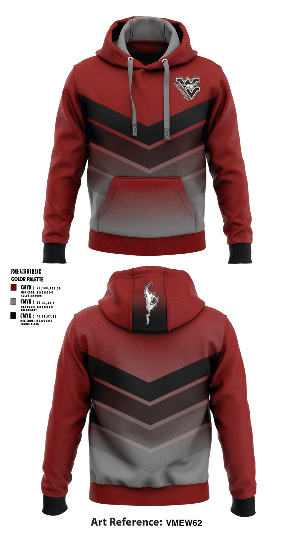 Hoodie, West Valley High School Wrestling, Wrestling, Teamtime, Team time, sublimation, custom sports apparel, team uniforms, spirit wear, spiritwear, sports uniforms, custom shirts, team store, custom team store, fundraiser sports, apparel fundraiser