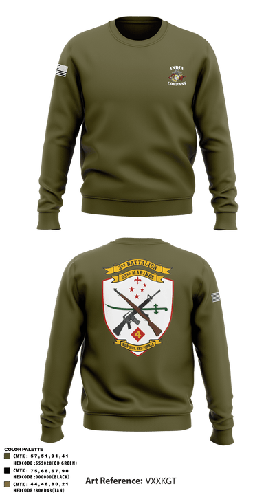 India Co 3/23 14123595 Crew Neck Sweatshirt - 1