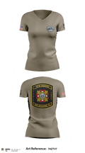 VFW Post 8191 13144984 Women's Short Sleeve V-neck Shirt - 2