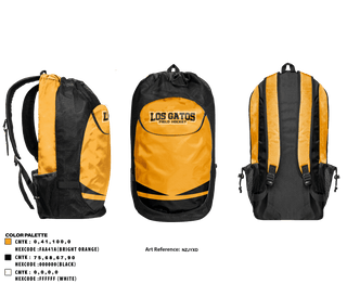 Gear Bag, Los Gatos High School Field Hockey, Field Hockey, Teamtime, Team time, sublimation, custom sports apparel, team uniforms, spirit wear, spiritwear, sports uniforms, custom shirts, team store, custom team store, fundraiser sports, apparel fundraiser