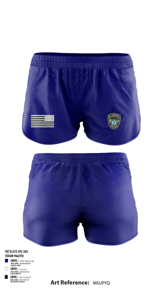 Women's Shorts, SGPD, Police, Teamtime, Team time, sublimation, custom sports apparel, team uniforms, spirit wear, spiritwear, sports uniforms, custom shirts, team store, custom team store, fundraiser sports, apparel fundraiser