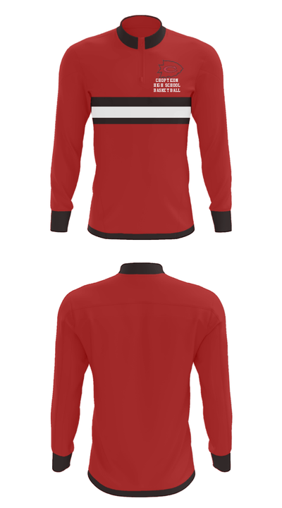 Chopticon High School  Basketball 77174686 Quarter Zip Jacket - 31