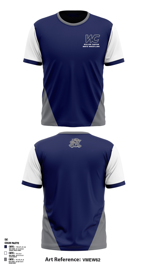 Short Sleeve Performance Shirt, Willow Canyon High School Wrestling, Wrestling, Teamtime, Team time, sublimation, custom sports apparel, team uniforms, spirit wear, spiritwear, sports uniforms, custom shirts, team store, custom team store, fundraiser sports, apparel fundraiser