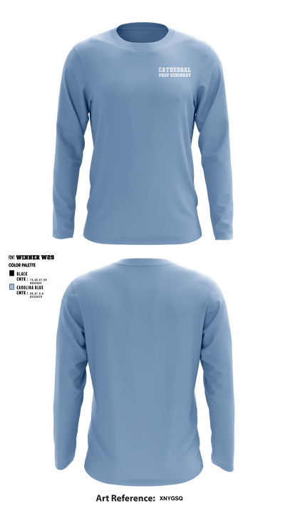 Cathedral Prep Seminary 26405407 Long Sleeve Performance Shirt - 3