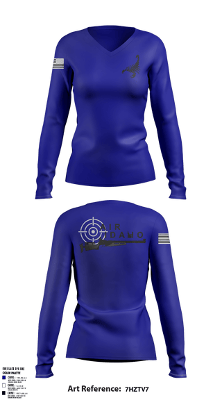 Women's Long Sleeve Vneck Shirt, , Army, Teamtime, Team time, sublimation, custom sports apparel, team uniforms, spirit wear, spiritwear, sports uniforms, custom shirts, team store, custom team store, fundraiser sports, apparel fundraiser