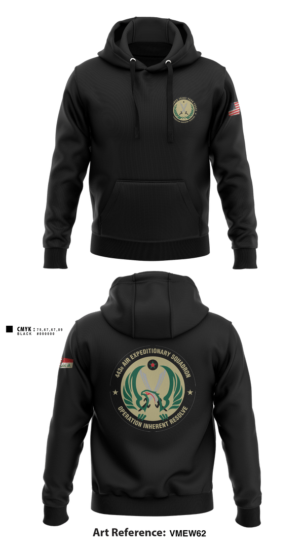 Hoodie, 443 AES, Air Force, Teamtime, Team time, sublimation, custom sports apparel, team uniforms, spirit wear, spiritwear, sports uniforms, custom shirts, team store, custom team store, fundraiser sports, apparel fundraiser