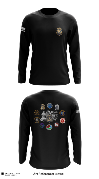 Carnage Co 2-108IN 24566913 Long Sleeve Performance Shirt - 1