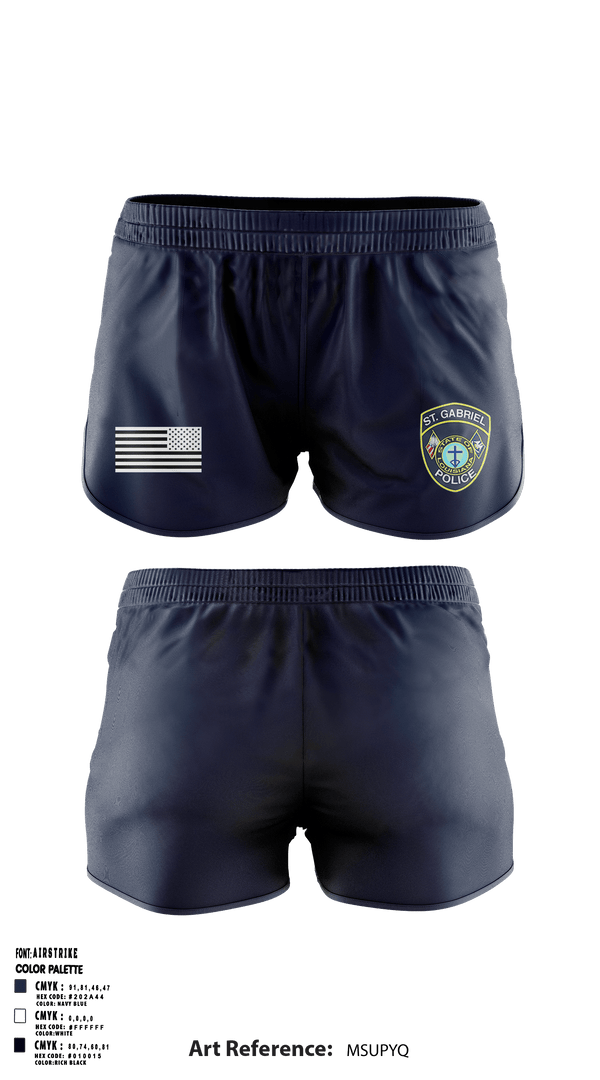 Women's Shorts, SGPD, Police, Teamtime, Team time, sublimation, custom sports apparel, team uniforms, spirit wear, spiritwear, sports uniforms, custom shirts, team store, custom team store, fundraiser sports, apparel fundraiser