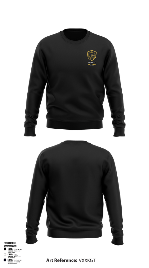 Crew Neck Sweatshirt, Remy Fc, , Teamtime, Team time, sublimation, custom sports apparel, team uniforms, spirit wear, spiritwear, sports uniforms, custom shirts, team store, custom team store, fundraiser sports, apparel fundraiser