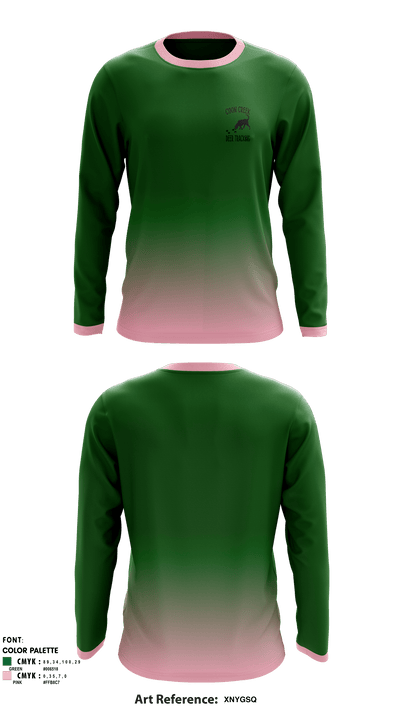 Coon Creek Deer Tracking 80561059 Long Sleeve Performance Shirt - 1