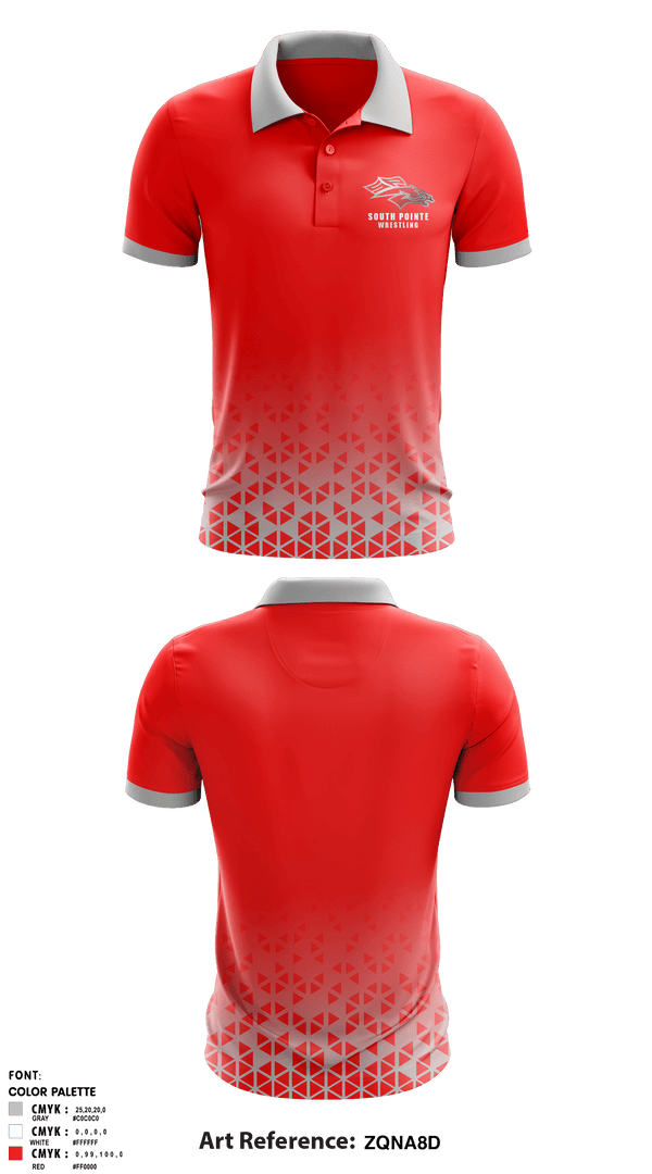 Short Sleeve Performance Polo, South Pointe High School Wrestling, Wrestling, Teamtime, Team time, sublimation, custom sports apparel, team uniforms, spirit wear, spiritwear, sports uniforms, custom shirts, team store, custom team store, fundraiser sports, apparel fundraiser