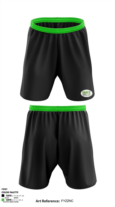 MOVE Dance Academy 42001052 Athletic Shorts With Pockets - 1