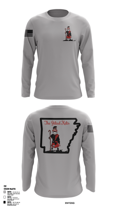 The Jilted Kilts 64634578 Long Sleeve Performance Shirt - 1