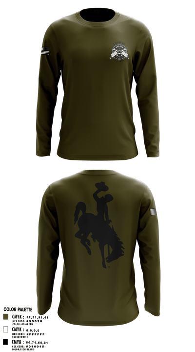 A class act barbershop 31881117 Long Sleeve Performance Shirt - 31