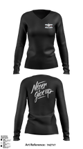 Team Iron RushTeam Iron Rush 33332368 Women's Long Sleeve V-neck Shirt - 1