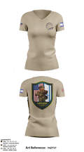 13th Missile Defense Battery 67217504 Women's Short Sleeve V-neck Shirt - 6