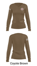 Ghost Med 32918905 Women's Long Sleeve V-neck Shirt - 36