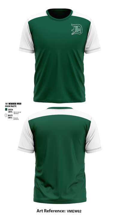 Dallas County High School 10017902 Short Sleeve Performance Shirt - 1