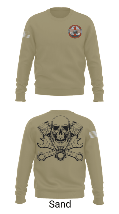 1st Battalion 10th Marines 30175509 Crew Neck Sweatshirt - 12