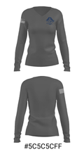 Fryeburg Academy Field Hockey 61621471 Women's Long Sleeve V-neck Shirt - 36