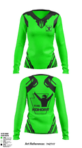 The Kohort 26796532 Women's Long Sleeve V-neck Shirt - 10