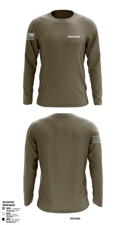 Wolfpack 35731338 Long Sleeve Performance Shirt - 1