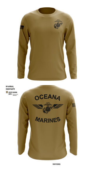 Long Sleeve Performance Shirt, , Marines, Teamtime, Team time, sublimation, custom sports apparel, team uniforms, spirit wear, spiritwear, sports uniforms, custom shirts, team store, custom team store, fundraiser sports, apparel fundraiser
