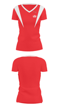 North Attleborough High School Swimming 66715277 Women's Short Sleeve V-neck Shirt - 32