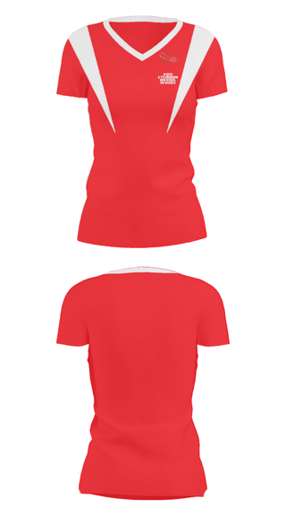 Women's Short Sleeve Vneck Shirt, North Attleborough High School Swimming, Swimming, Teamtime, Team time, sublimation, custom sports apparel, team uniforms, spirit wear, spiritwear, sports uniforms, custom shirts, team store, custom team store, fundraiser sports, apparel fundraiser