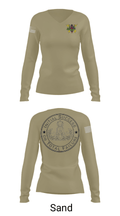 718th OD CO (EOD) 57981362 Women's Long Sleeve V-neck Shirt - 42