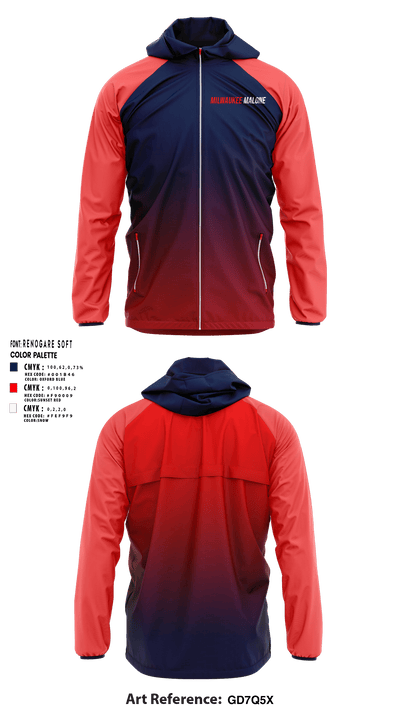 TEAM MALONE 42311566 Windbreaker - 1