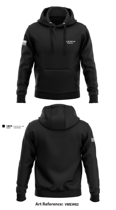 4th LAR BN Echo Company 15640584 Hoodie - 1