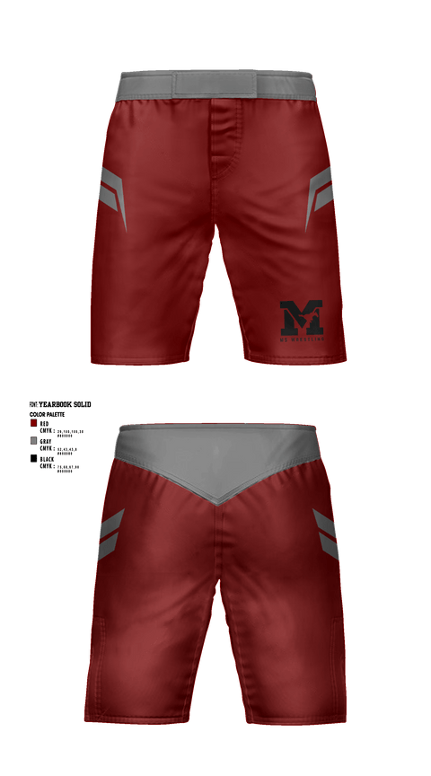 Fight Shorts, Mount Vernon High School Wrestling, Wrestling, Teamtime, Team time, sublimation, custom sports apparel, team uniforms, spirit wear, spiritwear, sports uniforms, custom shirts, team store, custom team store, fundraiser sports, apparel fundraiser