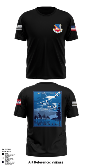 Short Sleeve Performance Shirt, 157th Air Refueling Wing, , Teamtime, Team time, sublimation, custom sports apparel, team uniforms, spirit wear, spiritwear, sports uniforms, custom shirts, team store, custom team store, fundraiser sports, apparel fundraiser