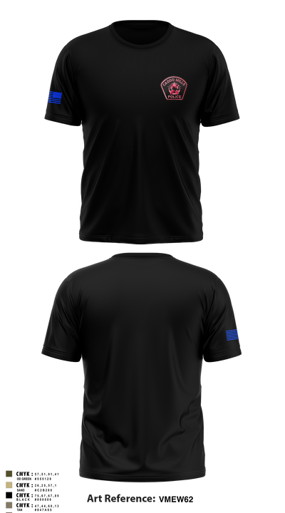 Caddo Mills Police 23864707 Short Sleeve Performance Shirt - 1