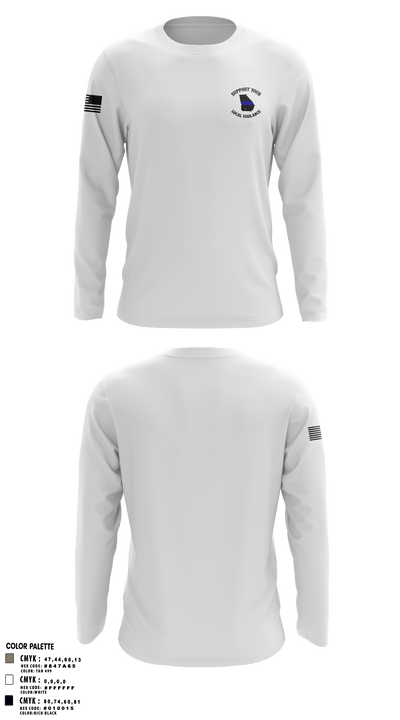 Vigilance LEMC Nomads 37243496 Long Sleeve Performance Shirt - 2